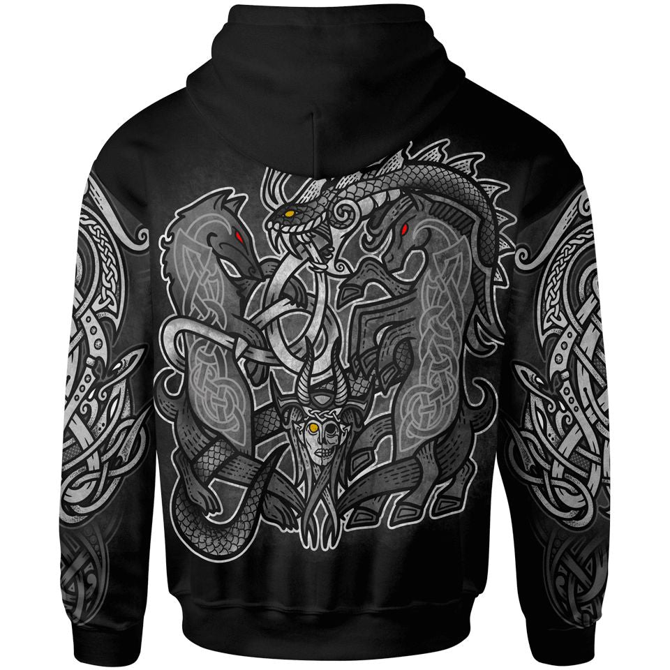 Hoodie Loki Godmask Pullover Hoodie