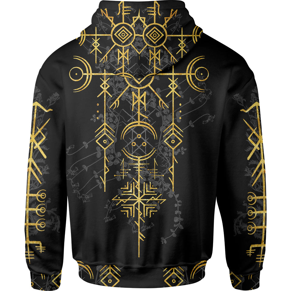 Hoodie Runes of Destiny Pullover Hoodie