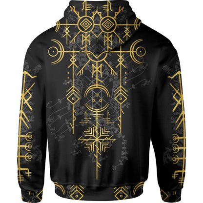 Hoodie Runes of Destiny Pullover Hoodie