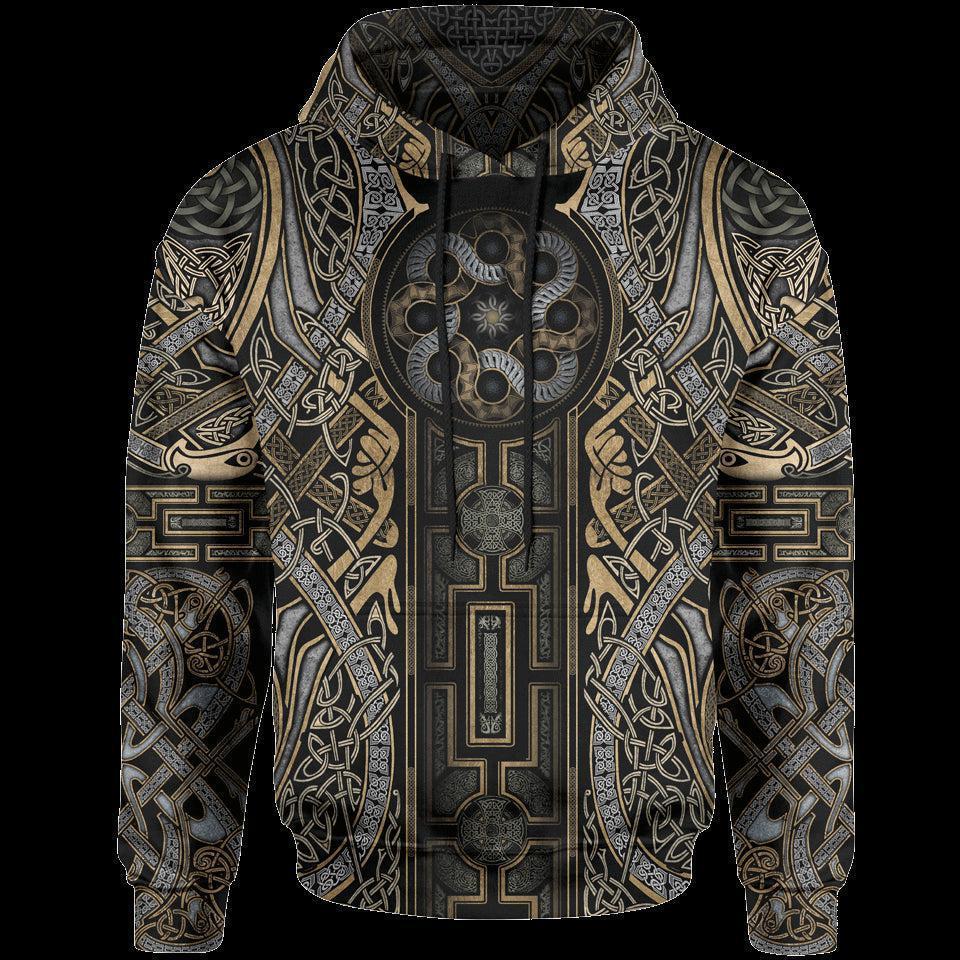 Hoodie S / Black Celtic Suncatcher Pullover Hoodie CELTIC_HOODIE-3.0_SM