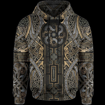 Hoodie S / Black Celtic Suncatcher Pullover Hoodie CELTIC_HOODIE-3.0_SM