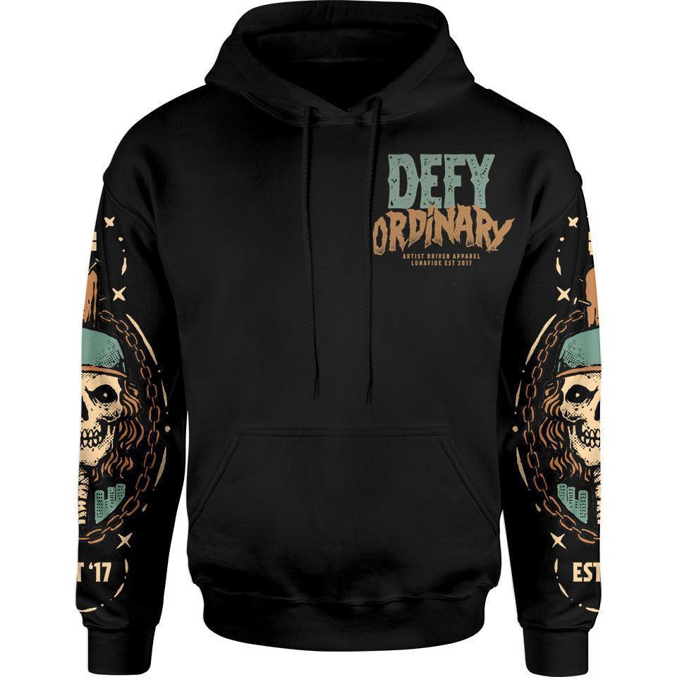 Hoodie S Defy Ordinary Pullover Hoodie SKULL_HOODIE-3.0_SM
