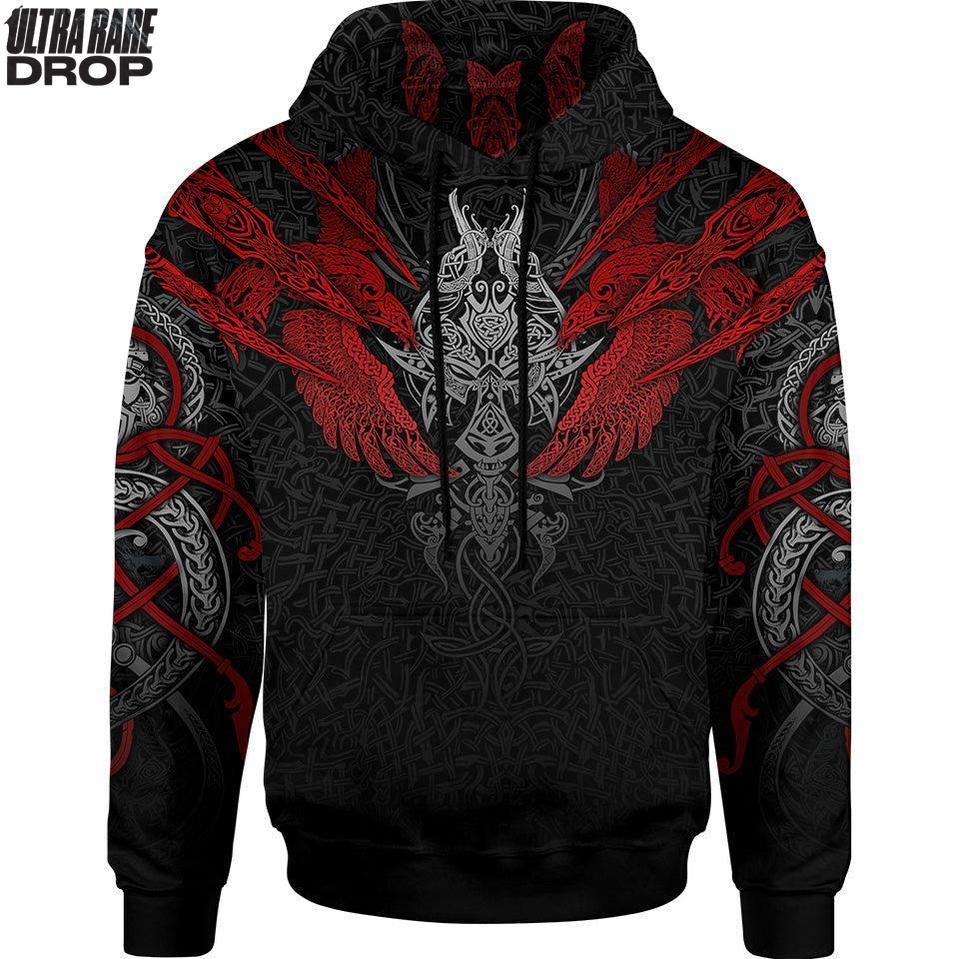 Hoodie S Dual Ascent (Rupture) Ultra Rare Hoodie - Only 300 Units Across All Styles MUNNIN-FNR-RED_HOODIE-3.0_SM
