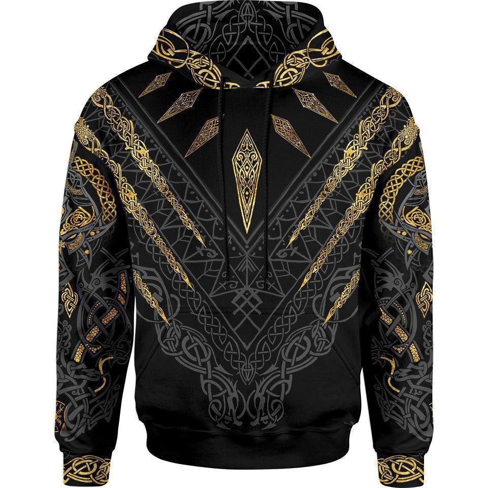 Hoodie S Fenrir's Wrath Pullover Hoodie BERSERKER-WOLF_HOODIE-3.0_SM