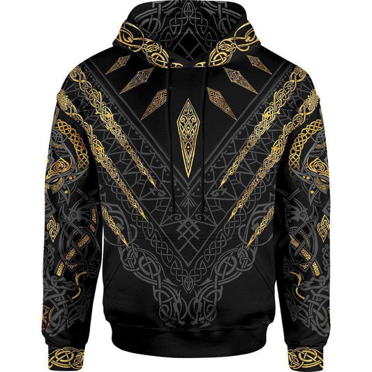 Hoodie S Fenrir's Wrath Pullover Hoodie BERSERKER-WOLF_HOODIE-3.0_SM