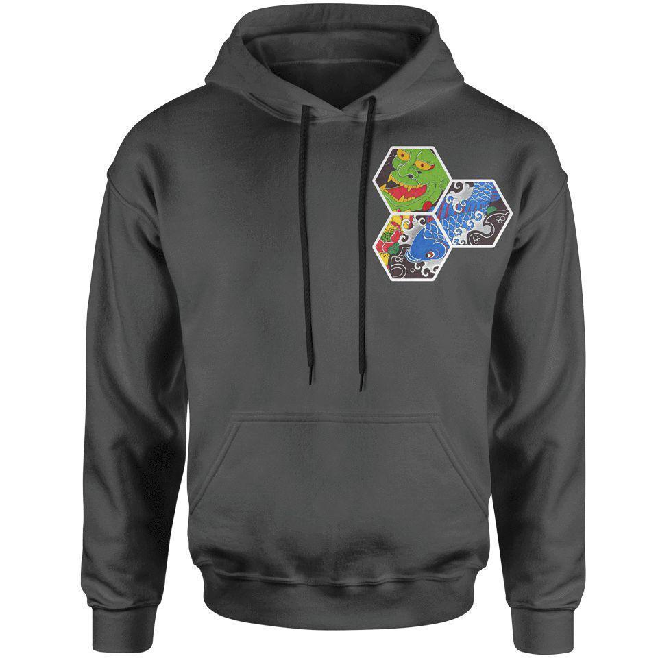 Hoodie S Geo Irezumi Pullover Hoodie GEO-JAPANESE_HOODIE-3.0_SM