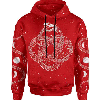 Hoodie S Ouroboros Pullover Hoodie - Red Edition OURO_HOODIE-3.0_SM