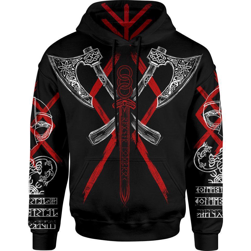 Hoodie S Ragnar Lothbrok Pullover Hoodie LOTHBROK-V3_HOODIE-3.0_SM