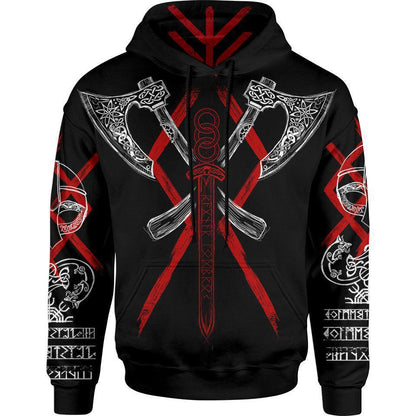 Hoodie S Ragnar Lothbrok Pullover Hoodie LOTHBROK-V3_HOODIE-3.0_SM