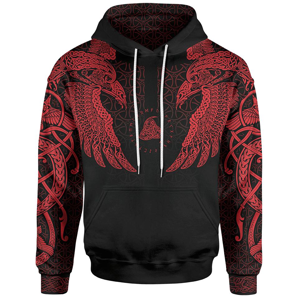 Hoodie S / Red Muninn Pullover Hoodie MUNINN-RED_HOODIE-3.0_SM