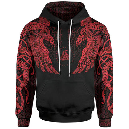 Hoodie S / Red Muninn Pullover Hoodie MUNINN-RED_HOODIE-3.0_SM