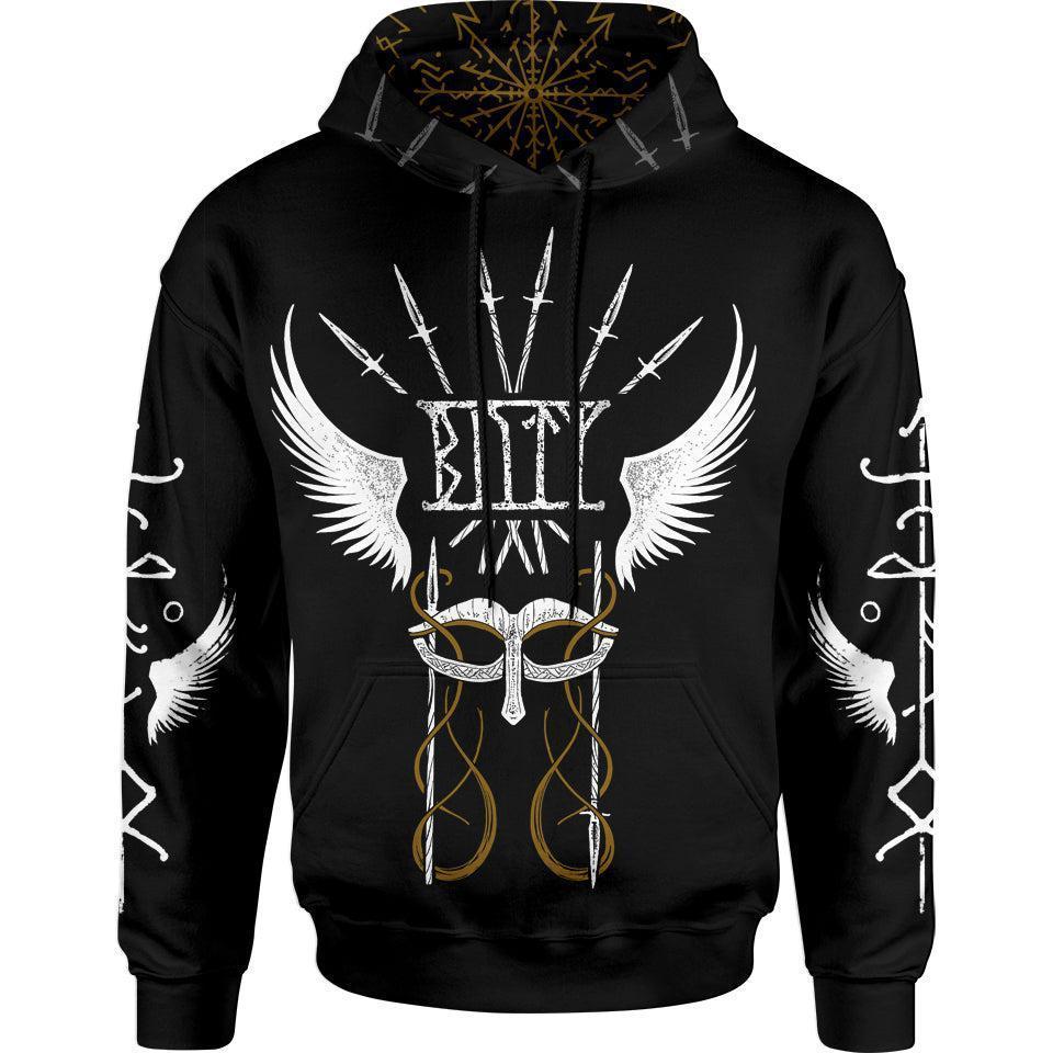 Hoodie S Runes of Valkyrie Pullover Hoodie RUVAL_HOODIE-3.0_SM