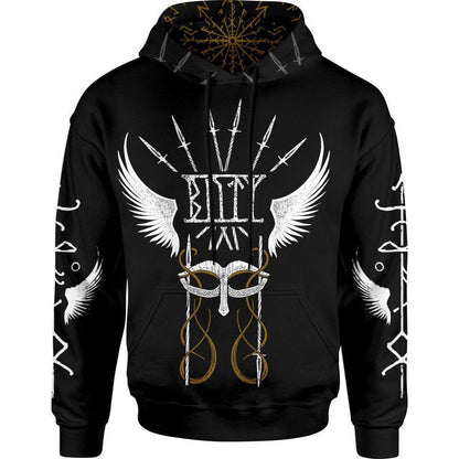 Hoodie S Runes of Valkyrie Pullover Hoodie RUVAL_HOODIE-3.0_SM