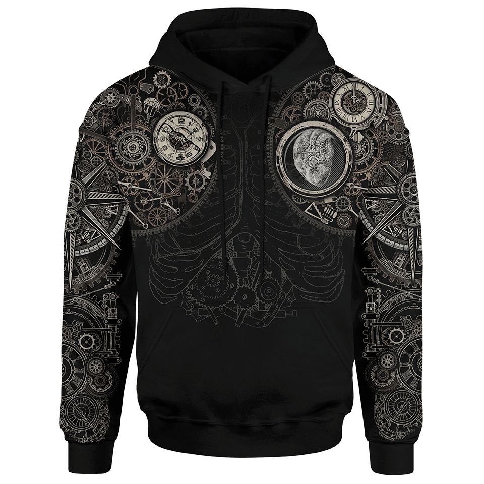 Hoodie S / Rustic Steampunk Pullover Hoodie STEAMPUNK_HOODIE-3.0_SM