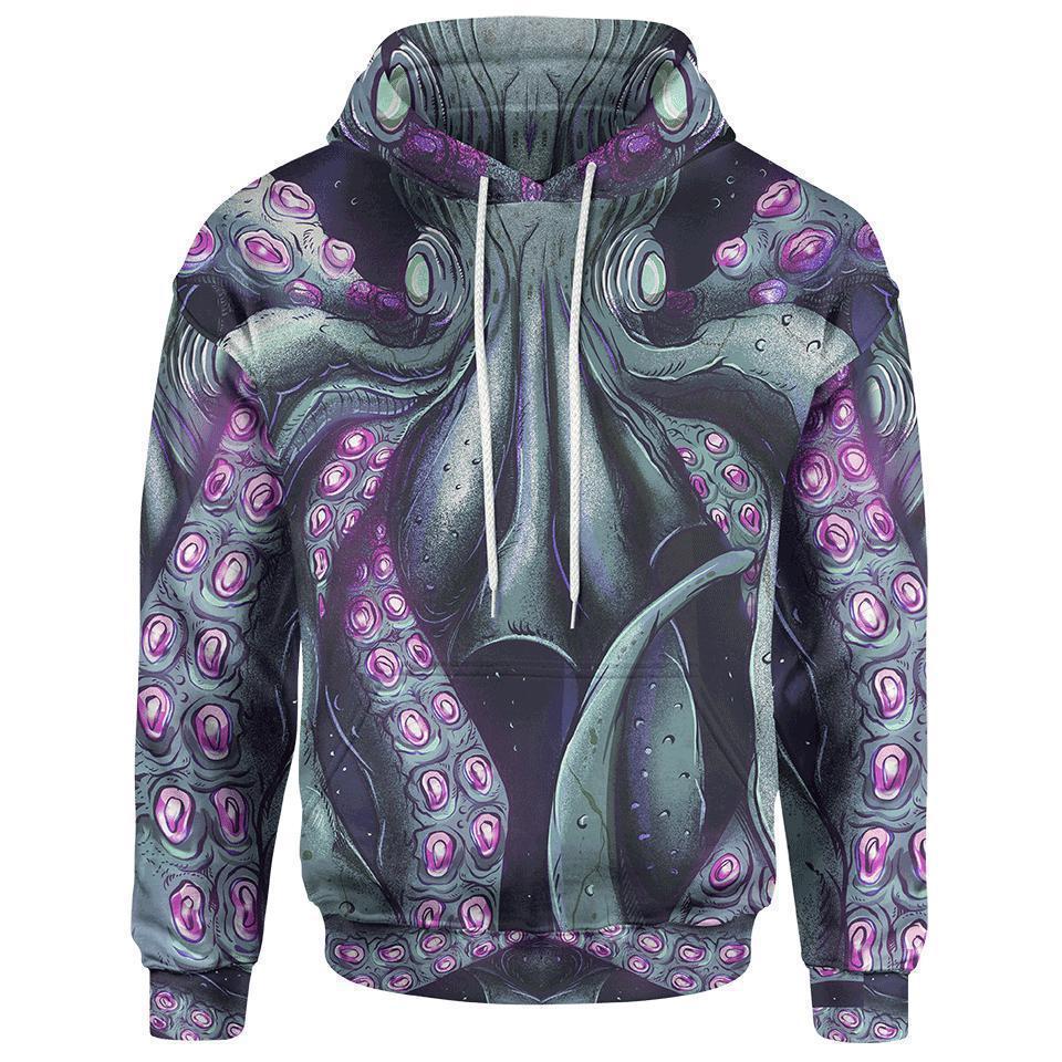 Hoodie S The Kraken Pullover Hoodie OCTOPUS_HOODIE_SMALL