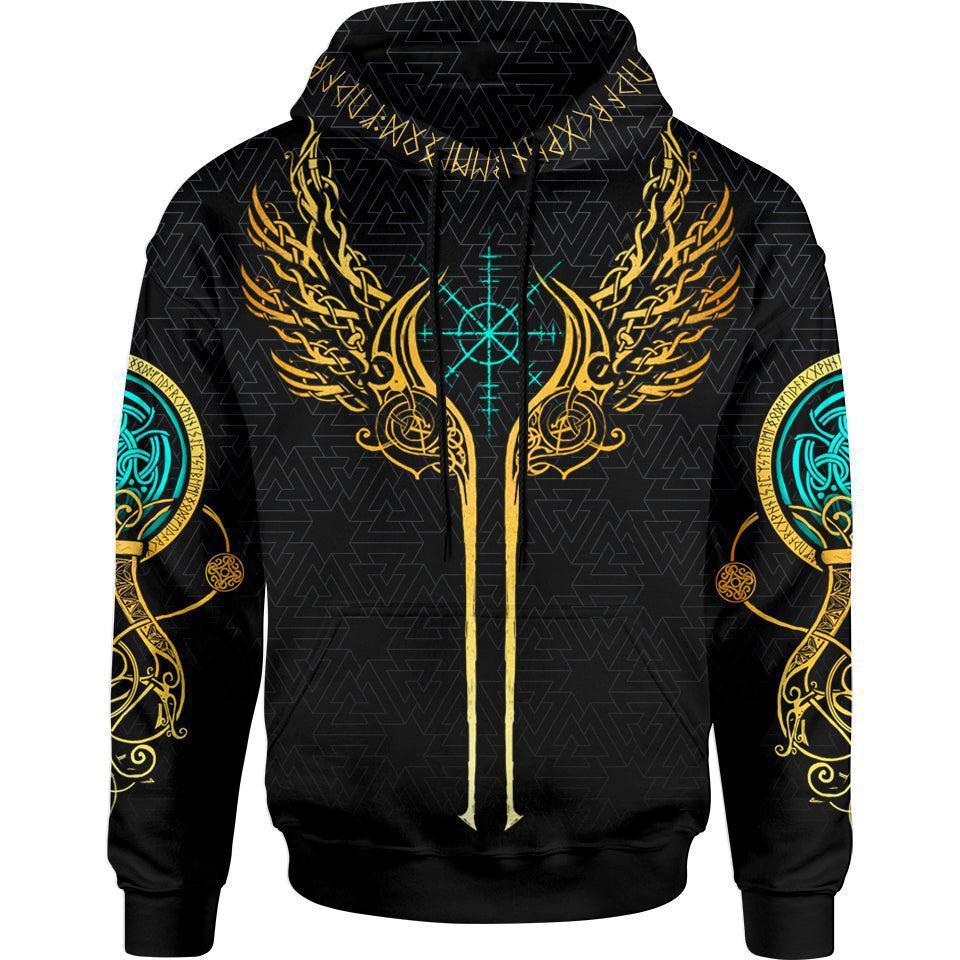 Hoodie S Valkyries of Valhalla Pullover Hoodie - Gold Edition VALKY_HOODIE-3.0_SM