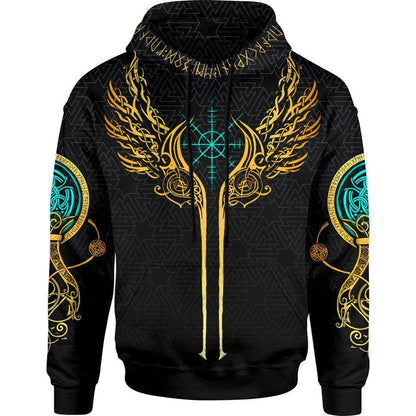 Hoodie S Valkyries of Valhalla Pullover Hoodie - Gold Edition VALKY_HOODIE-3.0_SM