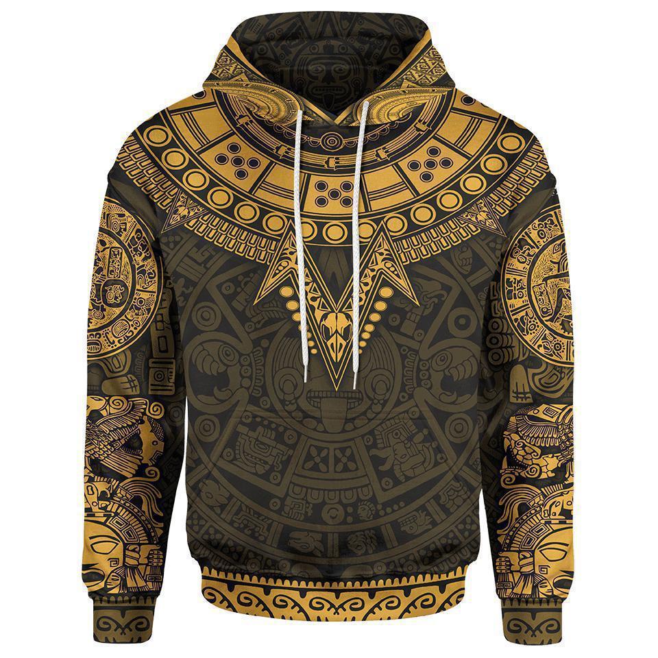 Hoodie S / Yellow The Eagle Warrior Unisex Hoodie MAYANS_HOODIE_SM