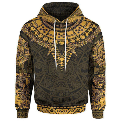 Hoodie S / Yellow The Eagle Warrior Unisex Hoodie MAYANS_HOODIE_SM