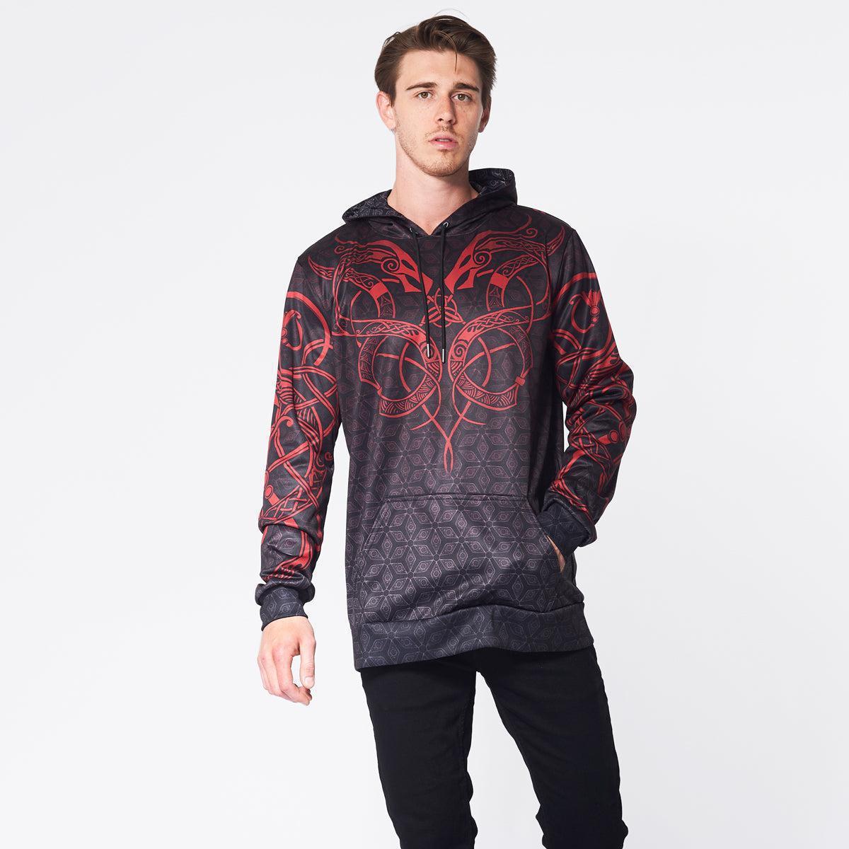 Hoodie World Serpent Pullover Hoodie - Limited