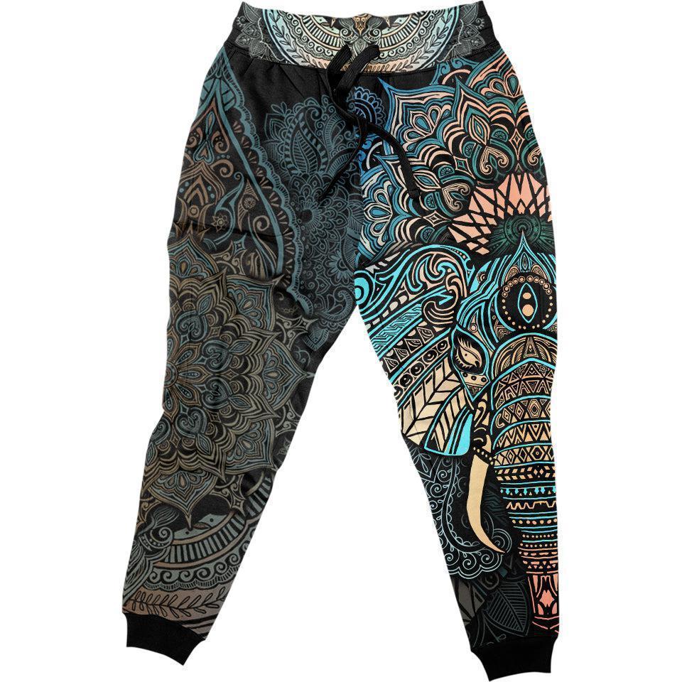 Joggers S Elephant Mandala Joggers - Spirit Edition ELEPHANT-CLRD_JOGGER_SM