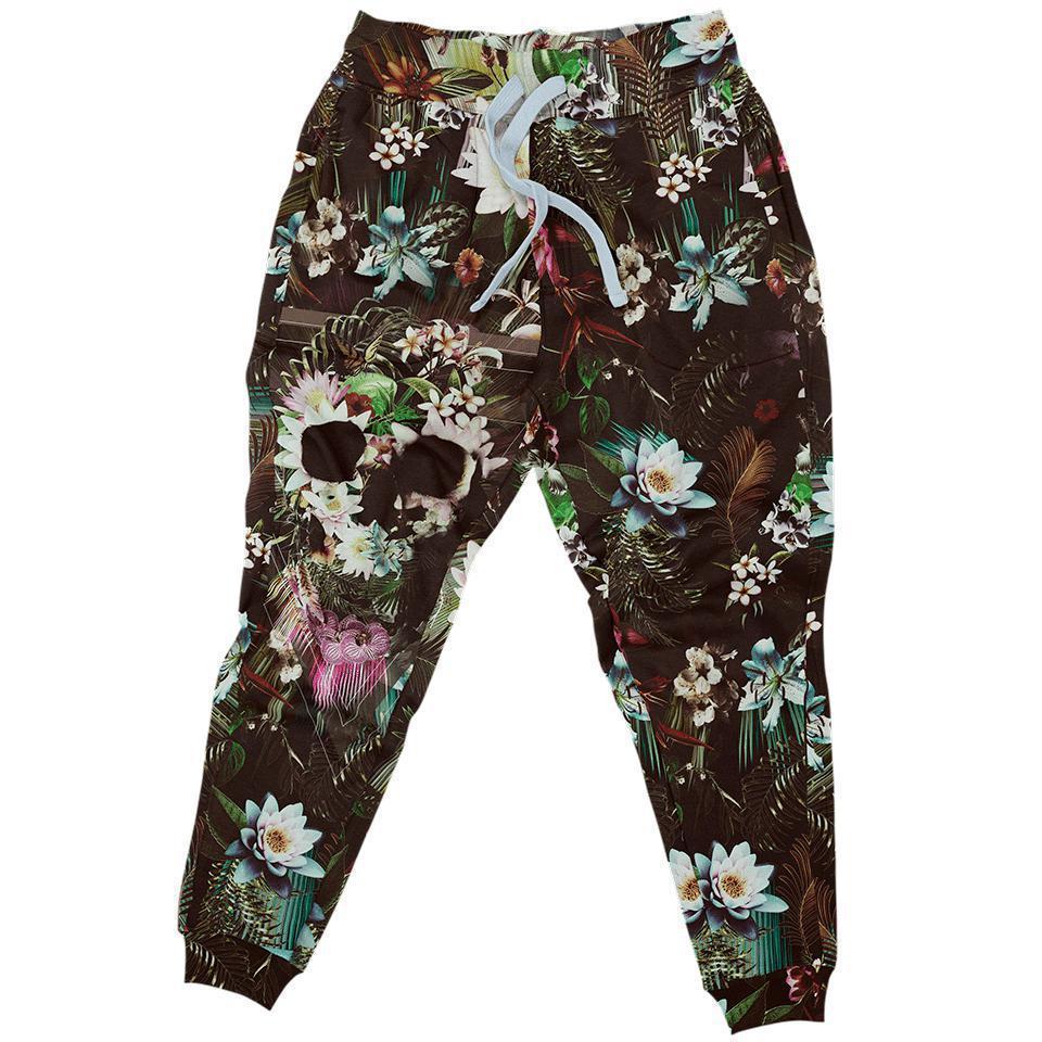 Joggers S Flower Skull Joggers FLOWER-SKULL_JOGGER_SM