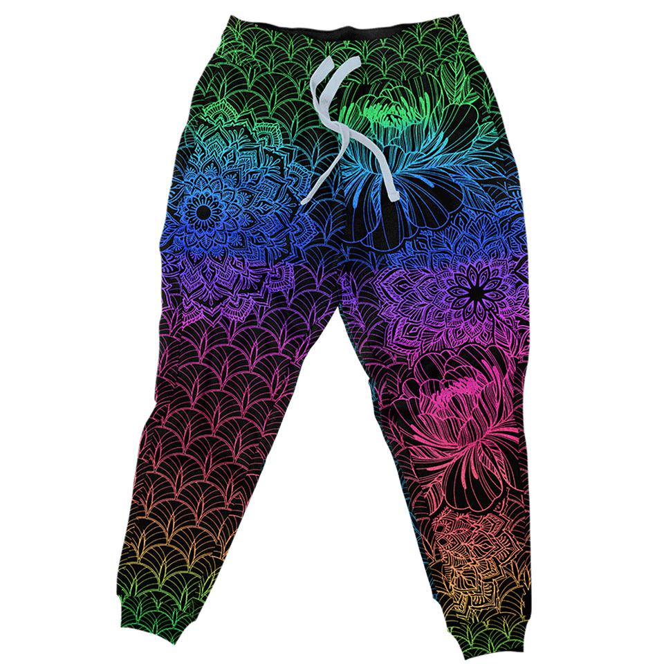Joggers S / Rainbow Mandala Joggers MANDALA-RGB_JOGGER_SM