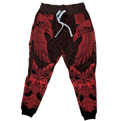 Joggers S / Red Muninn Joggers MUNINN-RED_JOGGER_SM