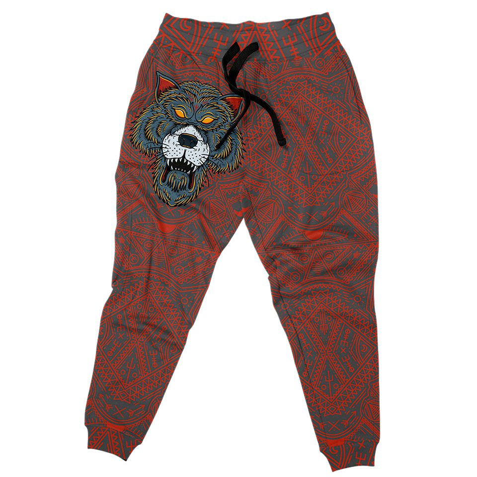 Joggers S / Red Wolfbear Joggers WOLF-BEAR-RED_JOGGER_SM