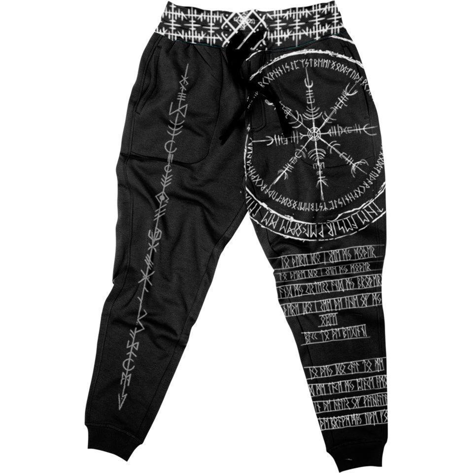 Joggers S Viking Runes Joggers - Black Edition RUNIC_JOGGER_SM