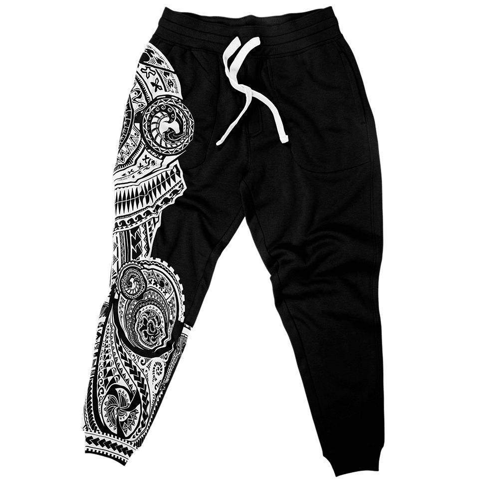 Joggers SM / White Polynesian Joggers POLYNESIAN_ORIGINAL_WHITE_JOGGER_SM