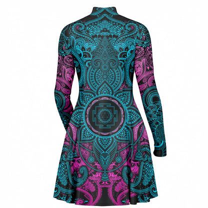 Kali Skater Dress - Lotus Edition