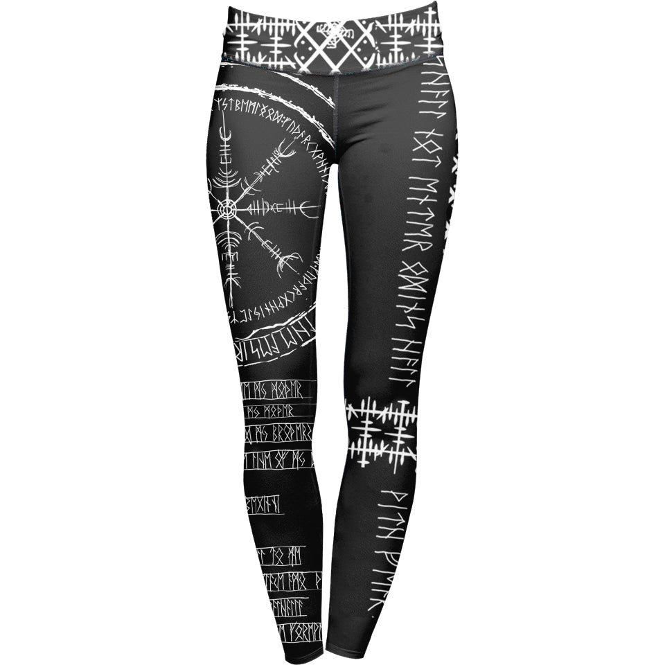 Leggings Viking Runes Leggings - Black Edition