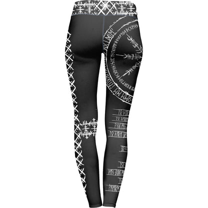 Leggings Viking Runes Leggings - Black Edition