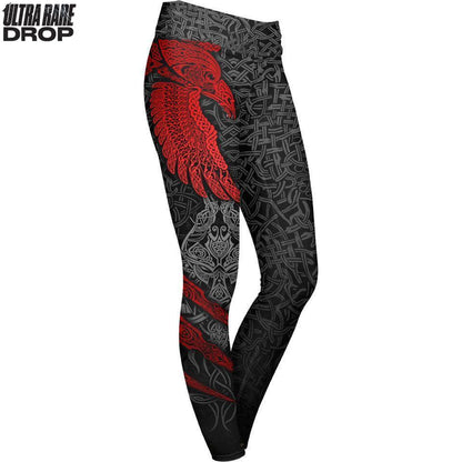 Leggings XS Dual Ascent (Rupture) Ultra Rare Leggings - Only 300 Units Across All Styles MUNNIN-FNR-RED_LEGGING-6PAN_XS