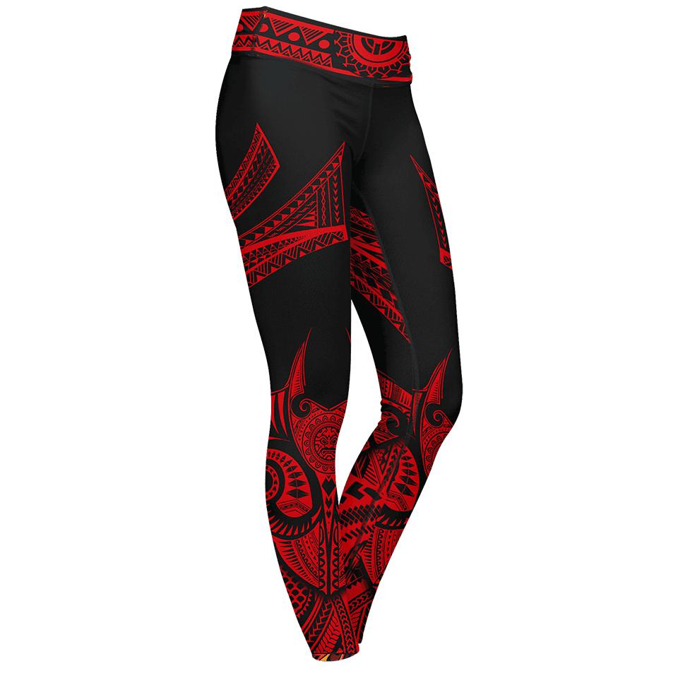 Leggings XS / Red The Kanaloa Leggings ATLANTIANred_6Panels_LeggingS_XS