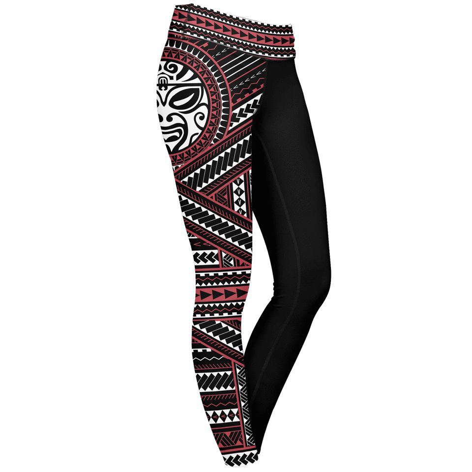 Leggings XS / Red Totem Leggings TOTEM-RED_LEGGING-6PAN_XS