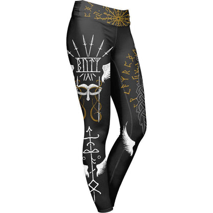Leggings XS Runes of Valkyrie Leggings RUVAL_LEGGING-6PAN_XS