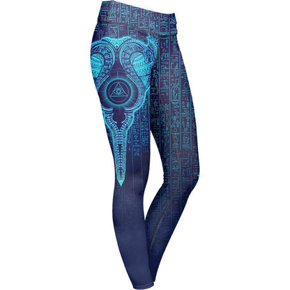Leggings XS Uraeus Leggings - Electric Edition EGYPTIAN_LEGGING-6PAN_XS