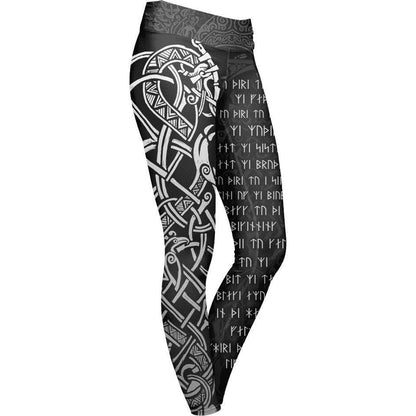Leggings XS Viking Prayer Leggings VKNG-PRY_LEGGING-6PAN_XS