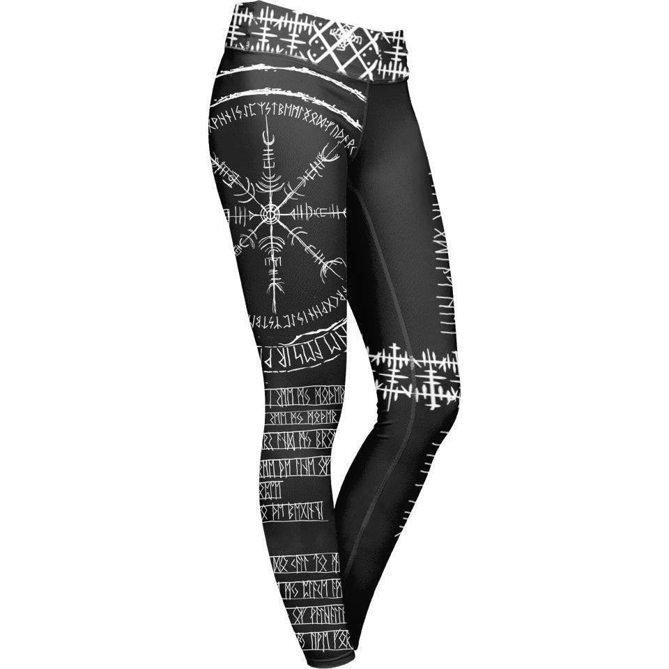 Leggings XS Viking Runes Leggings - Black Edition RUNIC_LEGGING-6PAN_XS