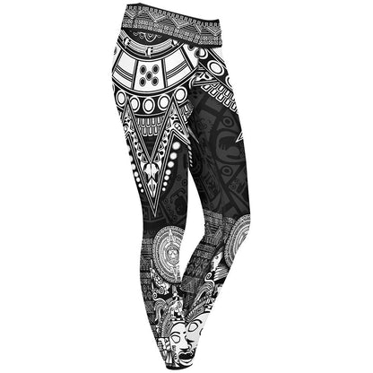 Leggings XS / White Eagle Warrior Leggings EAGLE-WARRIOR-WHITE_LEGGING-6PAN_XS