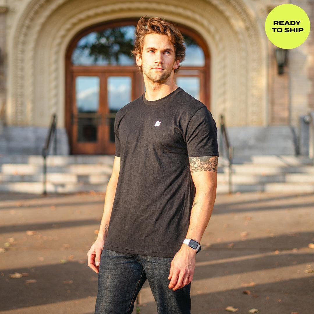 Lunafide Solids Shirt S Lunafide Solids - Black Shirt 3PL_Liquid_TS_SM_BLACK