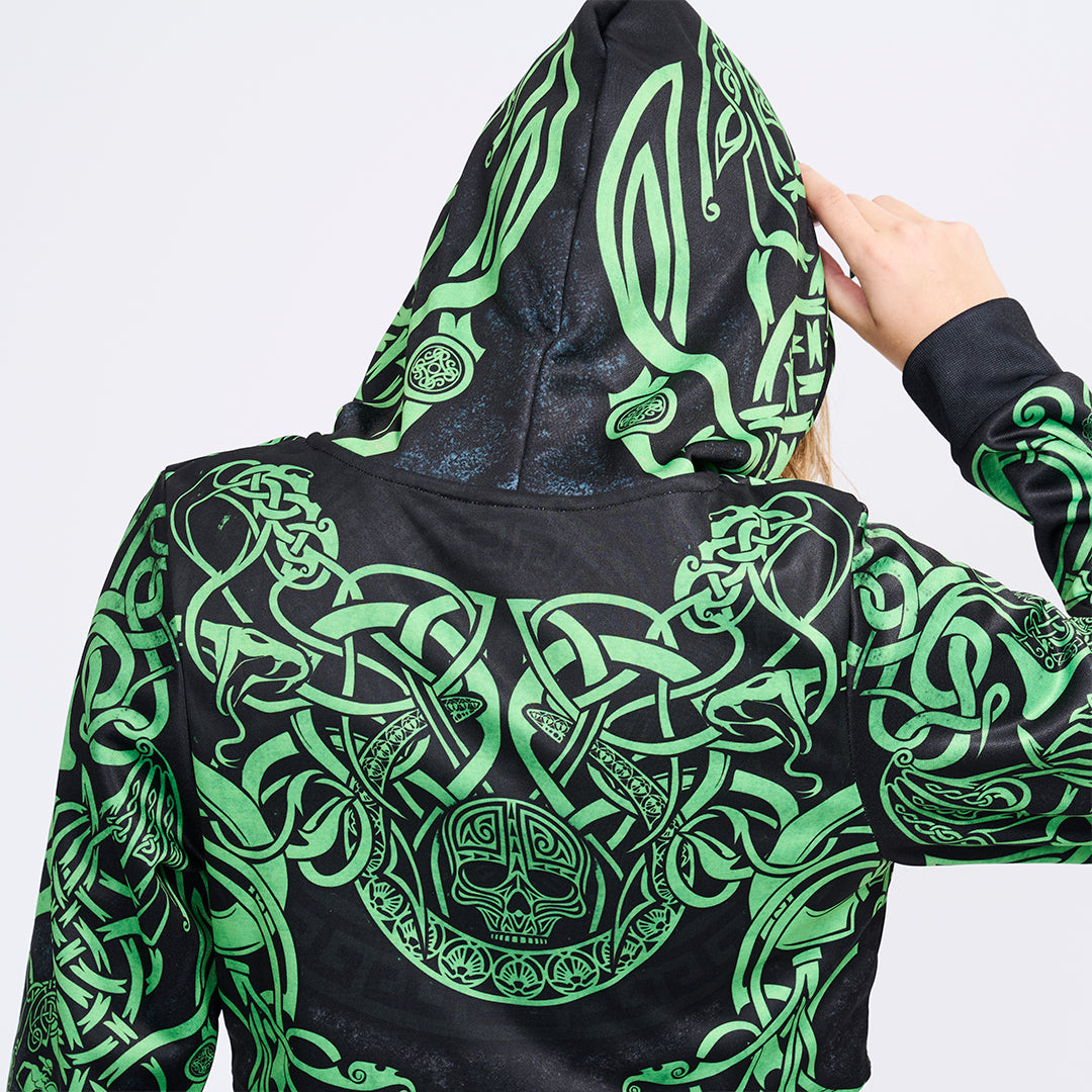 Medusa Crop Hoodie - Snake Edition