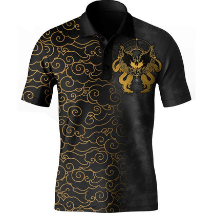 Men's Polo XS Dragon Rider Men's Polo 739-MENS-POLO_XS_RIDER