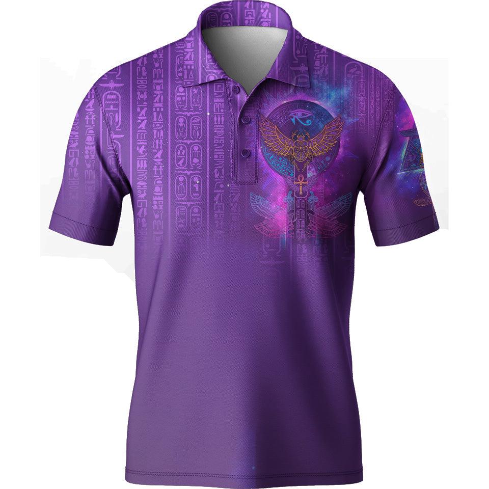 Men's Polo XS Egyptian Scarab Special Edition Men's Polo 739-MENS-POLO_XS_SCARABLTD