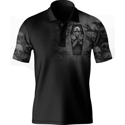 Men's Polo XS Nosferatu Men's Polo 739-MENS-POLO_XS_NOSFERATU