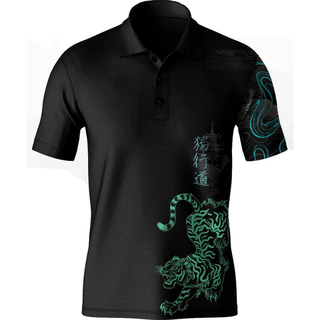 Men's Polo XS Suminagashi Special Edition Men's Polo 739-MENS-POLO_XS_SUMINAGASHI-LTD
