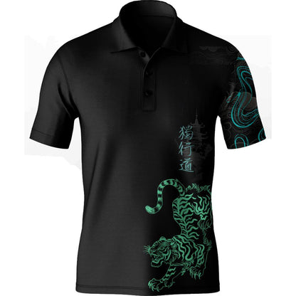 Men's Polo XS Suminagashi Special Edition Men's Polo 739-MENS-POLO_XS_SUMINAGASHI-LTD