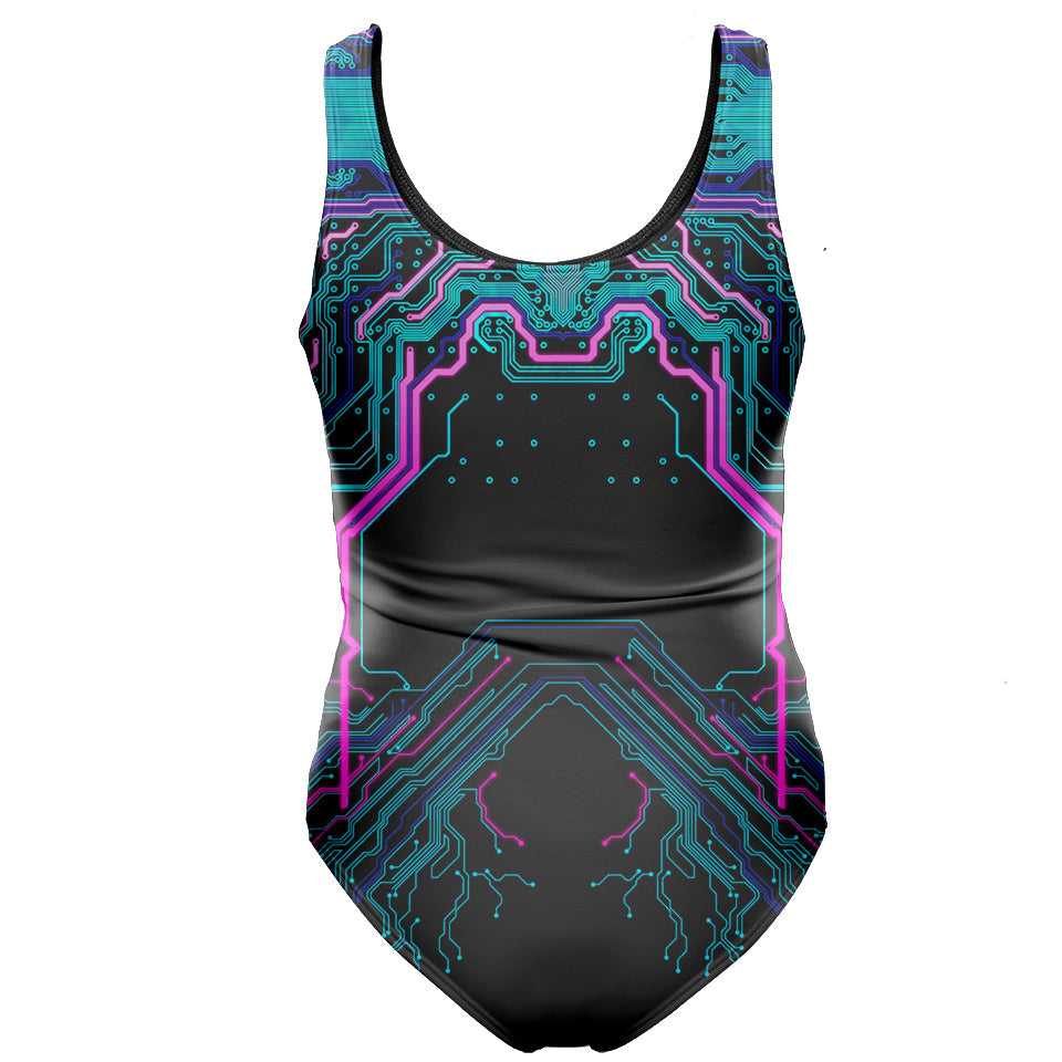 One-Piece Swimsuit Cyber Swimsuit - Limited